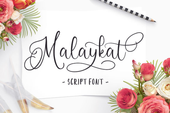 Malaykat Font Poster 1