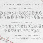 Malaykat Font Poster 7