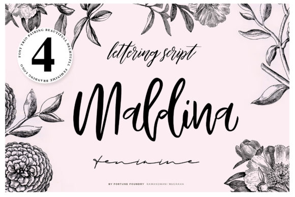 Maldina Font Poster 1