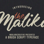 Malika Font Poster 1