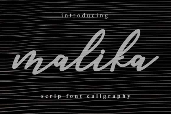 Malika Font Poster 1