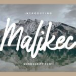 Malikec Font Poster 1