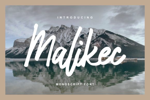 Malikec Font Poster 1