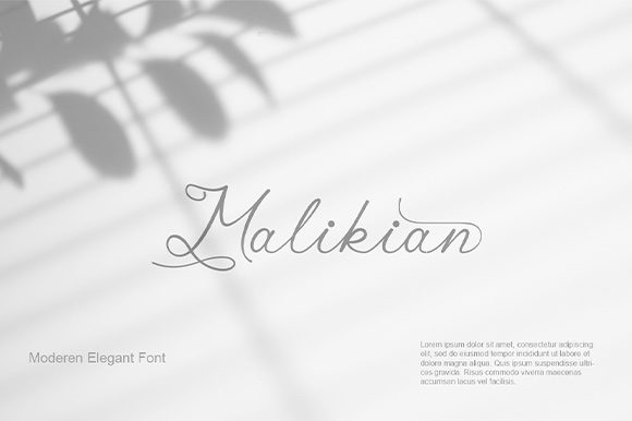Malikian Font Poster 1