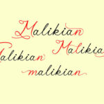 Malikian Font Poster 10