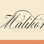 Malikon Font Poster 1