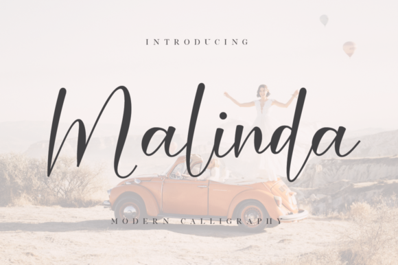 Malinda Font Poster 1