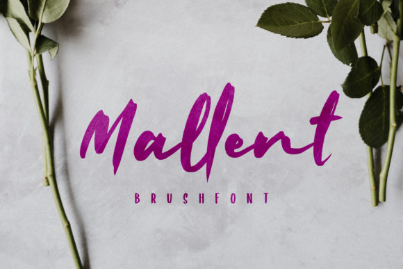 Mallent Font Poster 1