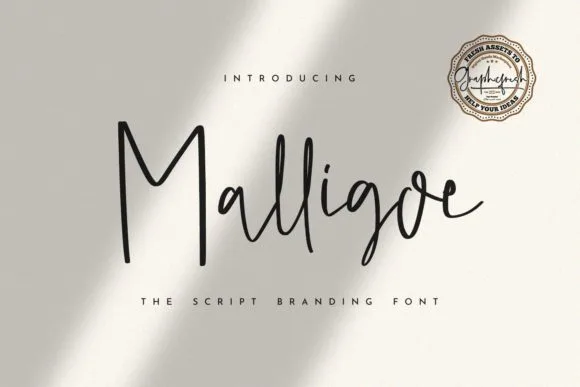 Malligoe Font Malligoe Font Poster 1
