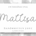 Mallisa Font Poster 1