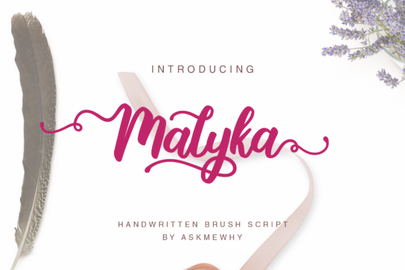 Malyka Font Poster 1