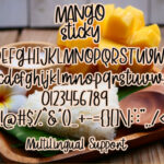 Mango Sticky Font Poster 5