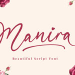 Manira Font Poster 1