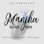 Manjha Font Poster 1