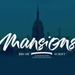 Mansions Font Poster 1