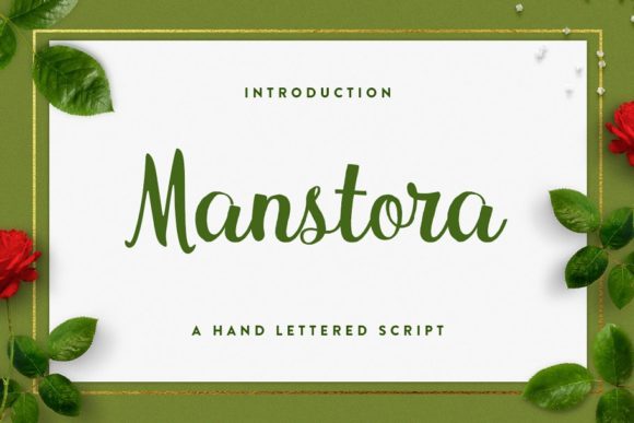 Manstora Font Poster 1