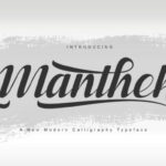 Manthek Font Poster 1