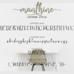 Manthine Font Poster 8