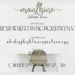 Manthine Font Poster 8
