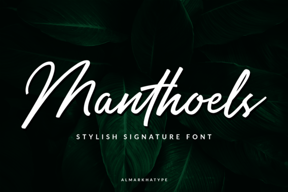 Manthoels Font Poster 1