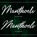 Manthoels Font Poster 11