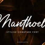 Manthoels Font Poster 12