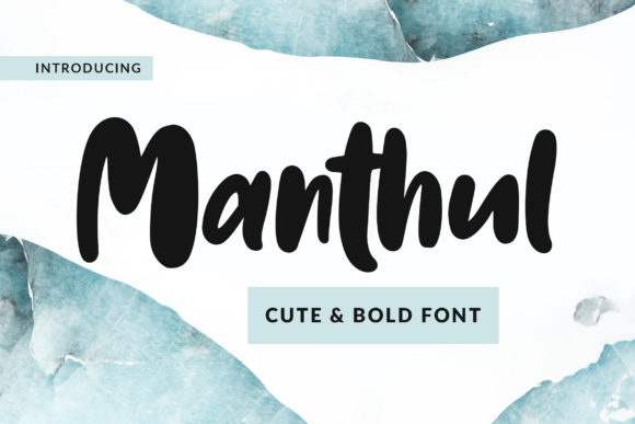 Manthul Font Poster 1