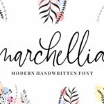 Marchellia Font Poster 1