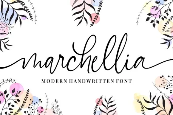 Marchellia Font Marchellia Font Poster 1
