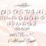 Marchellia Font Poster 12