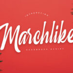 Marchlike Font Poster 1