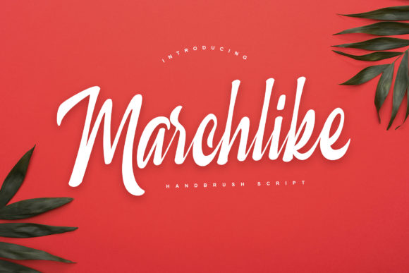 Marchlike Font Poster 1