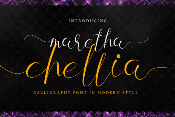 Maretha Chellia Font Poster 1
