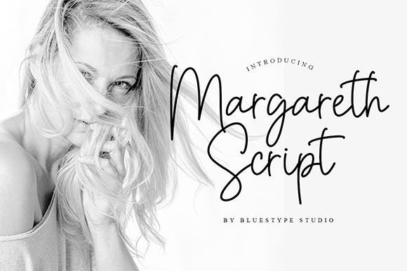 Margareth Script Font Poster 1