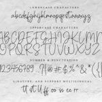 Margareth Script Font Poster 6