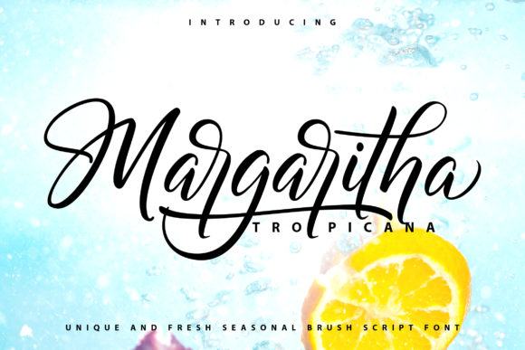 Margaritha Tropicana Font Poster 1