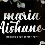 Maria Aishane Font Poster 1
