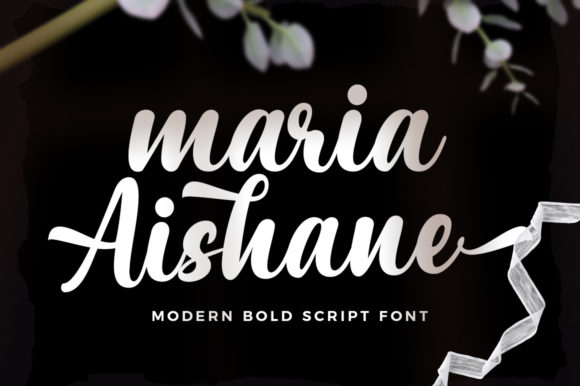 Maria Aishane Font Poster 1