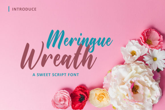 Maringue Wreath Font