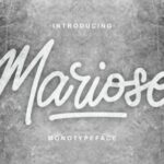 Mariose Font Poster 1