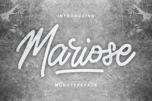 Mariose Font Poster 1