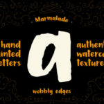 Marmalade Font Poster 3