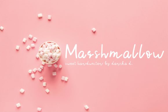 Marshmallow Font Poster 1