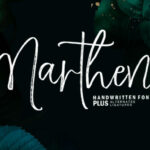 Marthens Font Poster 1