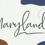 Maryland Font Poster 1