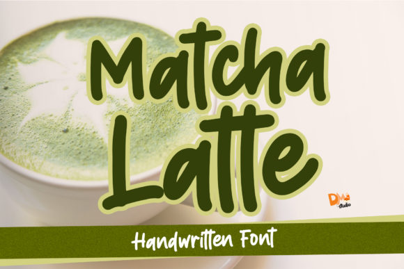 Matcha Latte Font Poster 1