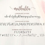 Mathalita Font Poster 2