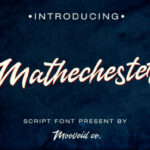 Mathechester Font Poster 1