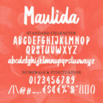 Maulida Font Poster 7