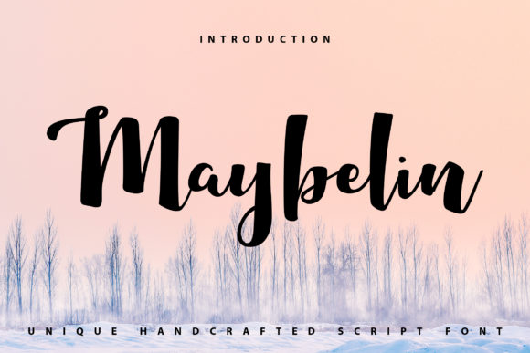 Maybelin Font Poster 1